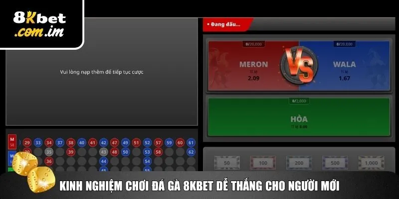 Kinh nghiệm làm chủ bộ môn đá gà 8Kbet